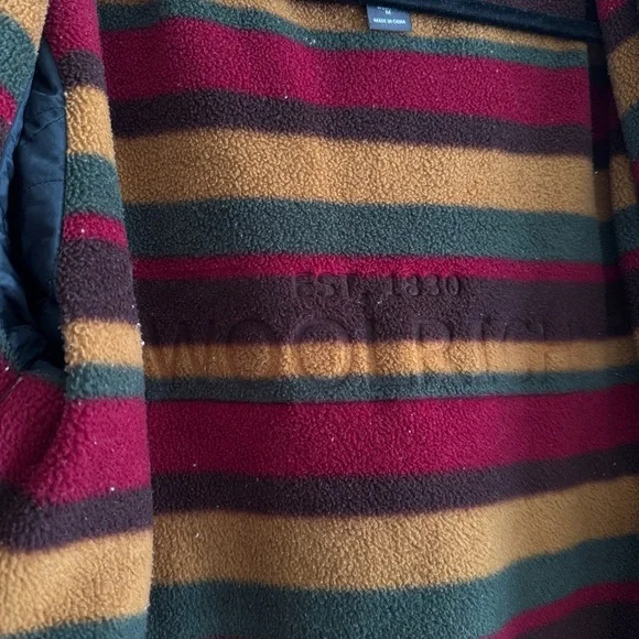 Woolrich Canvas Field Jacket | Fleece Lined | Leather Collar | Women’s M - Picture 6 of 10